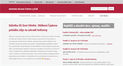 Desktop Screenshot of knihovna.mujicin.cz