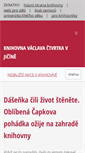 Mobile Screenshot of knihovna.mujicin.cz